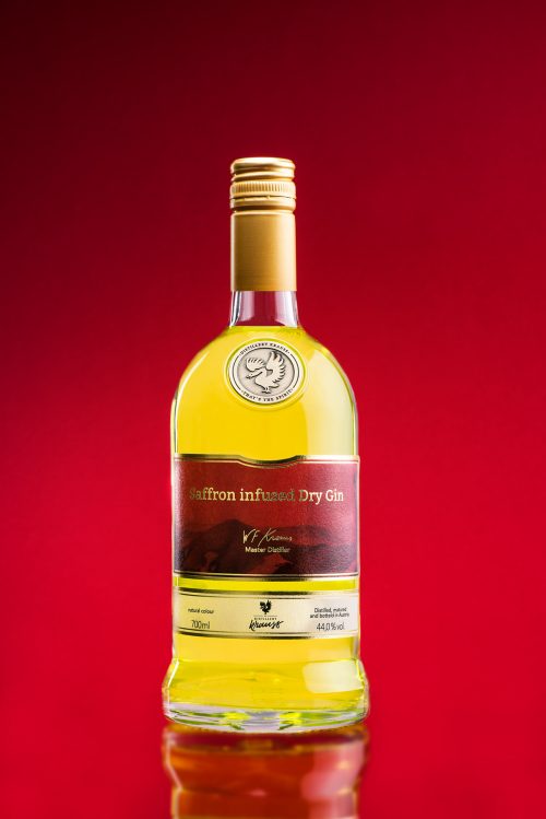 Saffron infused Dry Gin