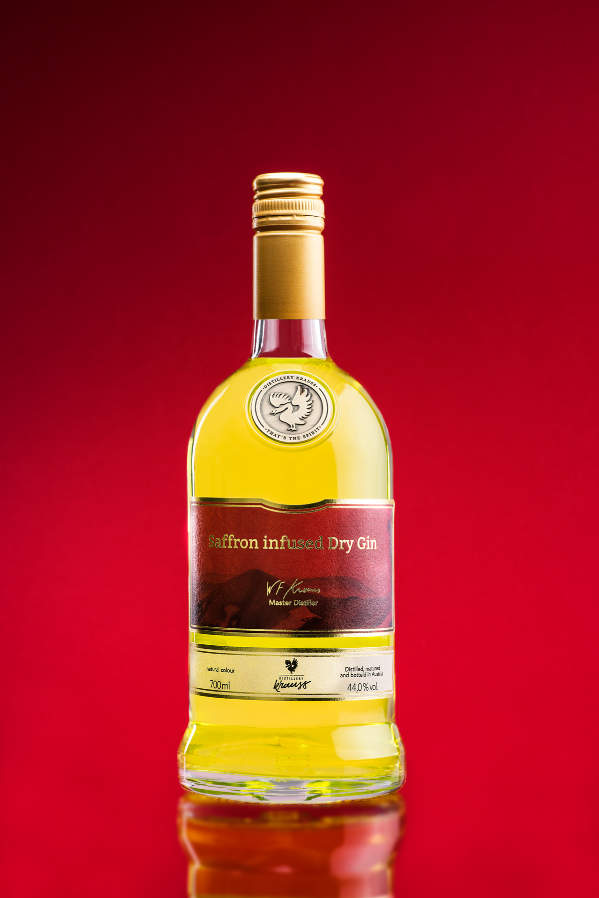 Saffron infused Dry Gin - Distillery Krauss