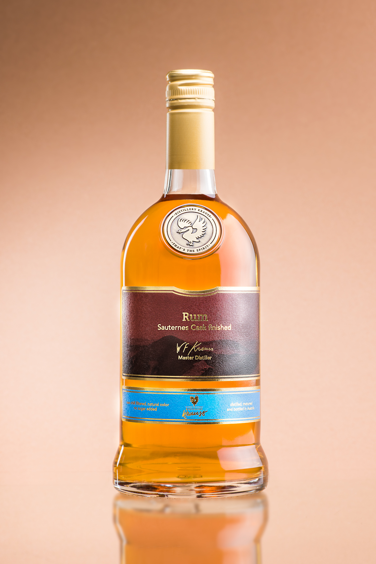 Sauternes cask finished rum Distillery Krauss